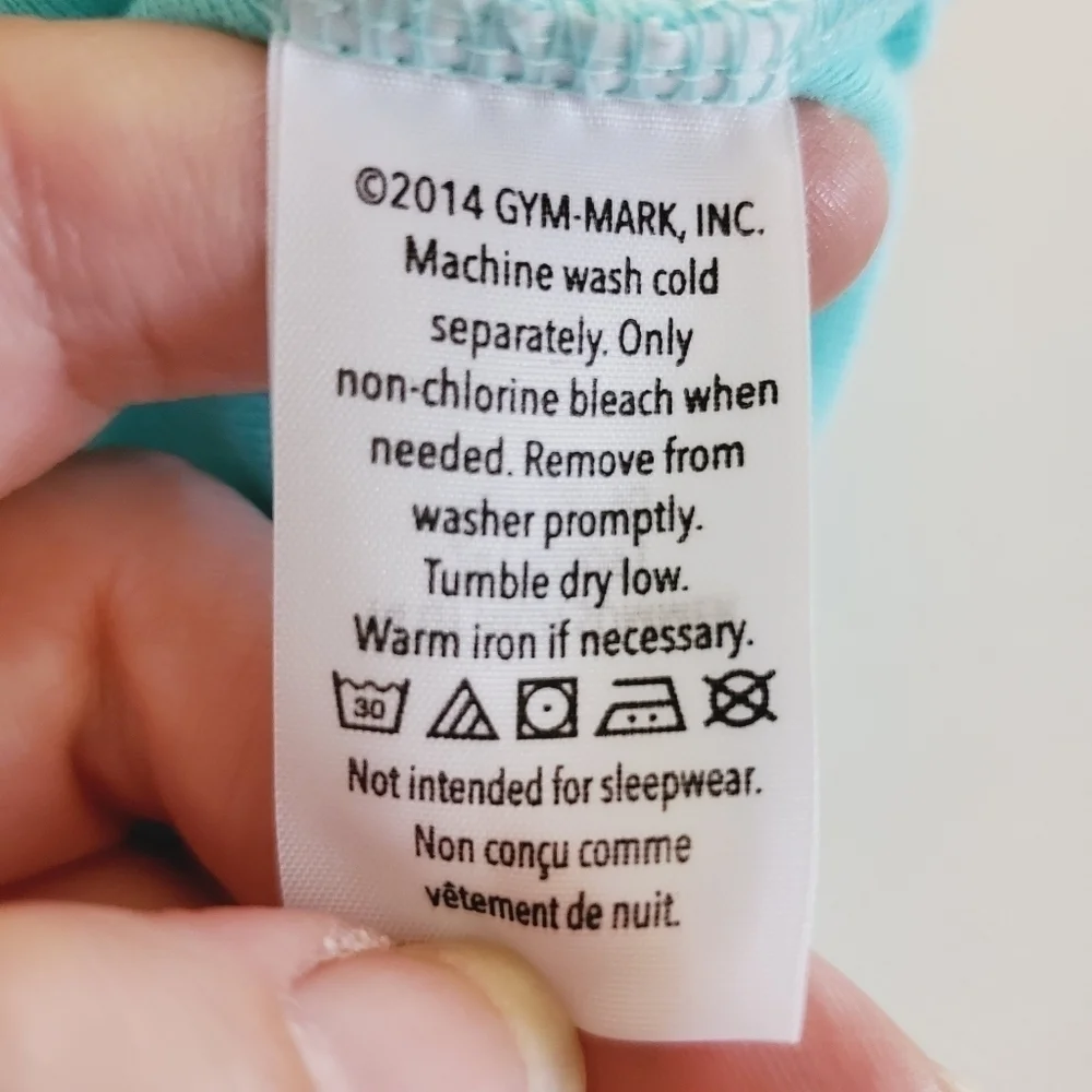K1297 * Gymboree Ruffled Straps Tank Turquoise Size 6/12M